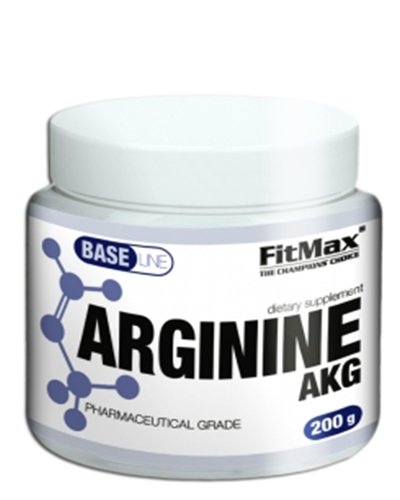 Base Arginine AKG, 200 g, FitMax. Arginina. recuperación Immunity enhancement Muscle pumping Antioxidant properties Lowering cholesterol Nitric oxide donor 