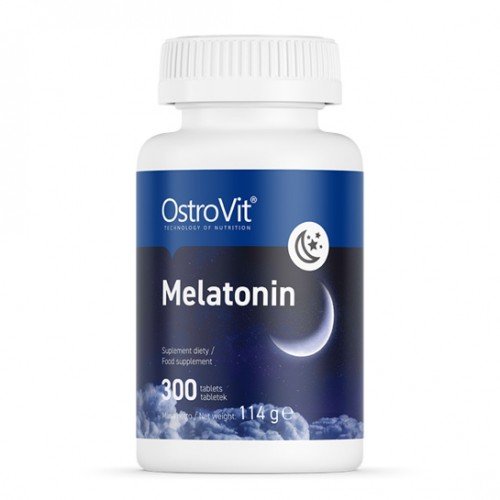 Восстановитель OstroVit Melatonin, 300 таблеток,  мл, OstroVit. Послетренировочный комплекс. Восстановление 