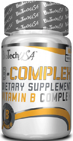 Vitamin B-Complex, 60 pcs, BioTech. Vitamin B. General Health 