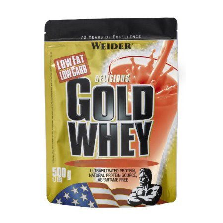 Протеин Weider Gold Whey, 500 грамм Молочный шоколад,  мл, Weider. Протеин. Набор массы Восстановление Антикатаболические свойства 