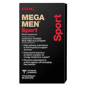 Вітаміни GNC MEGA MEN Sport 90 caps,  мл, GNC. Витамины и минералы. Поддержание здоровья Укрепление иммунитета 