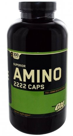 Superior Amino 2222 Capsules 300 капс., 300 шт, Optimum Nutrition. Аминокислотные комплексы. 
