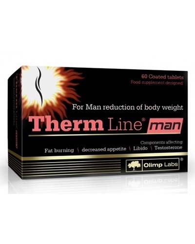 Therm Line Men, 60 piezas, Olimp Labs. Termogénicos. Weight Loss Fat burning 