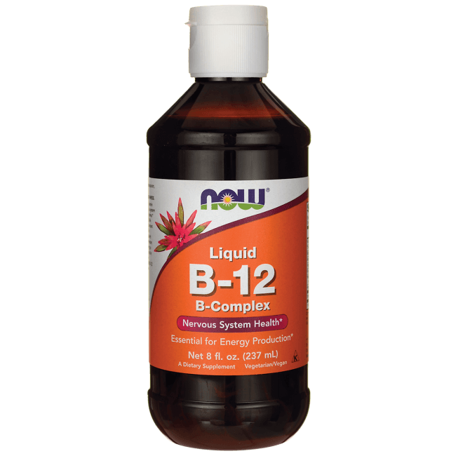 Liquid B-12 B-Complex, 237 ml, Now. Vitamina B. General Health 