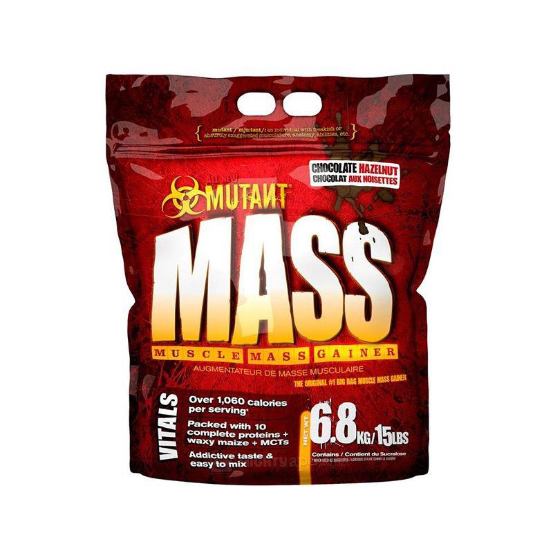 Гейнер для набора массы Mutant Mass (6,8 кг) мутант масс triple chocolate,  ml, Mutant. Gainer. Mass Gain Energy & Endurance recovery 