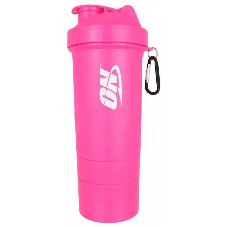 Шейкер Optimum Smart (3-х компонентный) 600 мл, розовый,  ml, Optimum Nutrition. Shaker. 