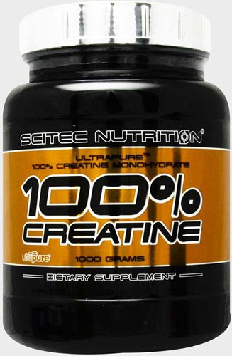 Scitec 100% Creatine Monohydrate 1000 г Без вкуса,  мл, Scitec Nutrition. Креатин. Набор массы Энергия и выносливость Увеличение силы 