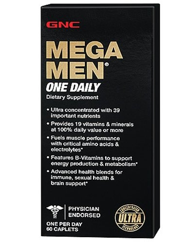 Mega Men One Daily, 60 piezas, GNC. Complejos vitaminas y minerales. General Health Immunity enhancement 