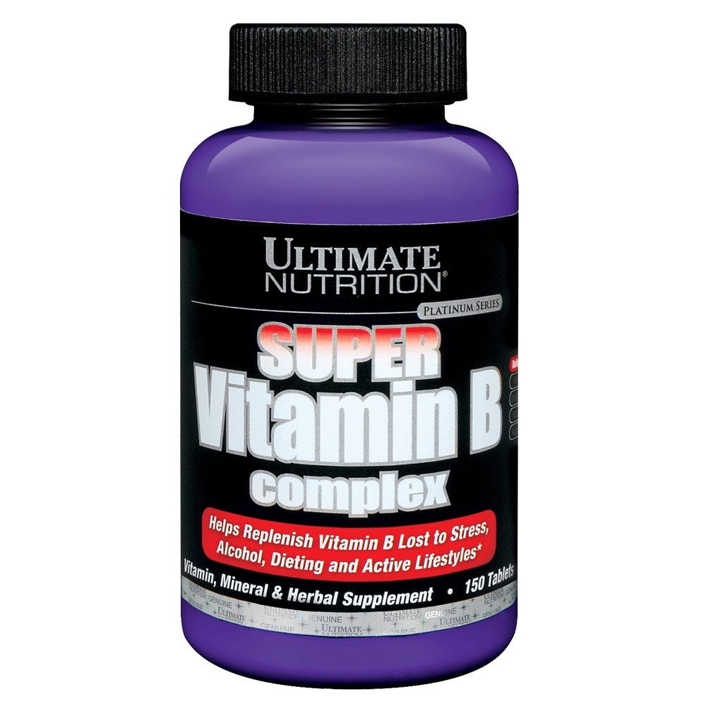 Вітамінний комплекс Ultimate Nutrition Super Vitamin B-Complex 150 tabs,  мл, Ultimate Nutrition. Витамины и минералы. Поддержание здоровья Укрепление иммунитета 