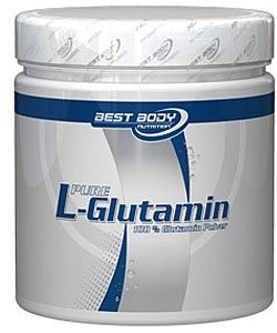 Pure L-Glutamin, 250 г, Best Body. Глютамин. Набор массы Восстановление Антикатаболические свойства 