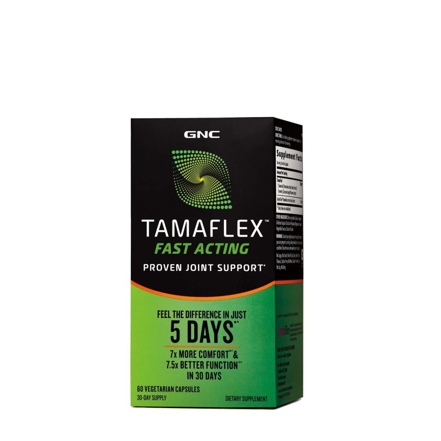 Для суставов и связок GNC TamaFlex Fast Acting, 60 капсул СРОК 10.21,  ml, GNC. For joints and ligaments. General Health Ligament and Joint strengthening 