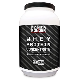 Whey Protein Concentrate, 908 г, Power Powder. Сывороточный концентрат. Набор массы Восстановление Антикатаболические свойства 