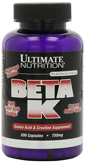 Beta K, 200 piezas, Ultimate Nutrition. Creatina tamponada. 