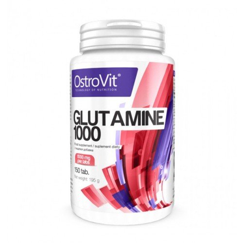 Glutamine 1000 OstroVit 150 tabs,  ml, OstroVit. Glutamina. Mass Gain recuperación Anti-catabolic properties 