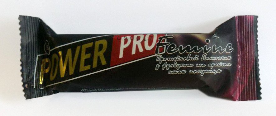 Протеїновий батончик 36% Femine Полуниця,  ml, Power Pro. Bar. 