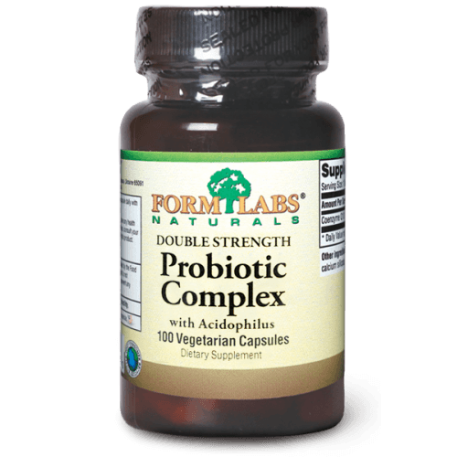 Double Strength Probiotic Complex, 100 шт, Form Labs Naturals. Спец препараты. 