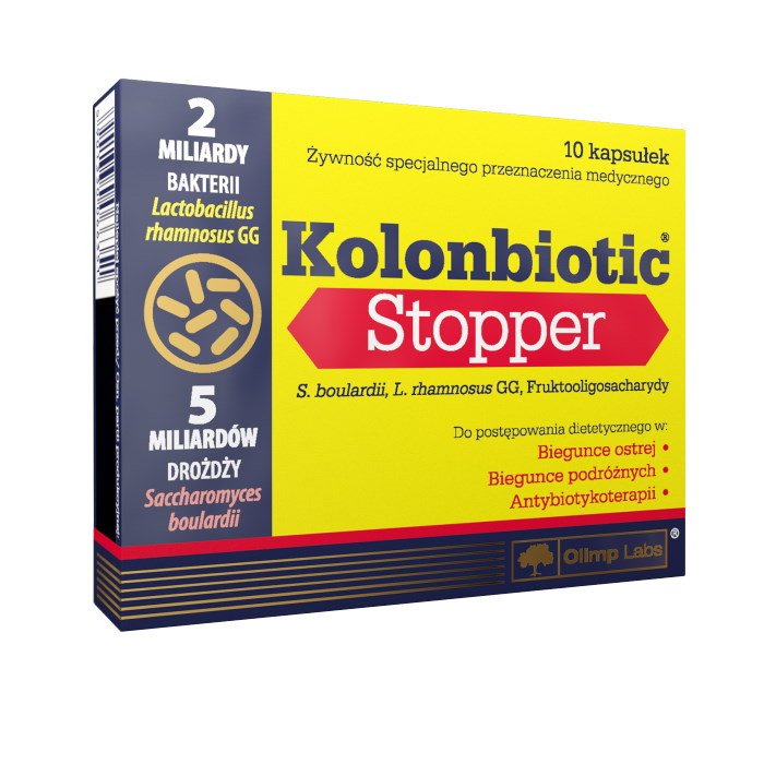 Натуральная добавка Olimp Kolonbiotic Stopper, 10 капсул,  мл, Olimp Labs. Hатуральные продукты. Поддержание здоровья 