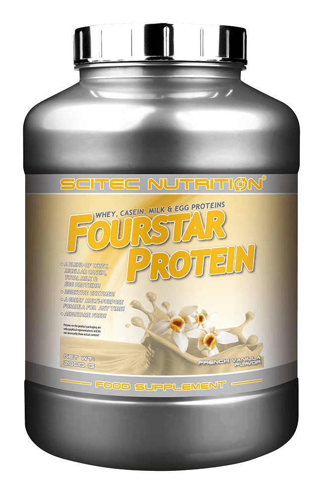 Fourstar Protein, 2000 г, Scitec Nutrition. Комплексный протеин. 