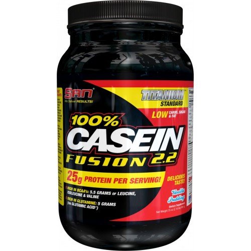 Казеин SAN 100% Casein Fusion (1 кг) сан ваниль,  мл, San. Казеин. Снижение веса 