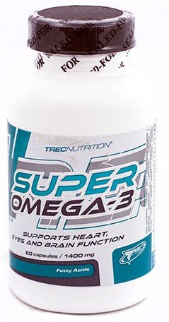 Super Omega-3, 60 шт, Trec Nutrition. Омега 3 (Рыбий жир). Поддержание здоровья Укрепление суставов и связок Здоровье кожи Профилактика ССЗ Противовоспалительные свойства 