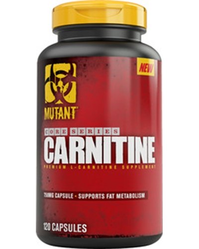 Carnitine, 120 шт, Mutant. L-карнитин. Снижение веса Поддержание здоровья Детоксикация Стрессоустойчивость Снижение холестерина Антиоксидантные свойства 