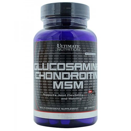 Ultimate Nutrition Glucosamine Chondroitin MSM 90 таб Без вкуса,  мл, Ultimate Nutrition. Глюкозамин Хондроитин. Поддержание здоровья Укрепление суставов и связок 
