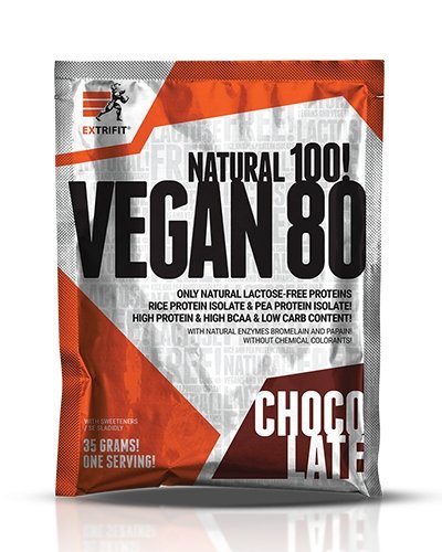 Vegan 80, 35 g, EXTRIFIT. Vegetable protein. 