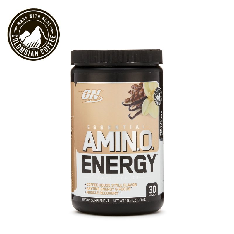 Предтренировочный комплекс Optimum Essential Amino Energy, 270 грамм Ванильный кофе,  ml, Olympus Labs. Pre Workout. Energy & Endurance 
