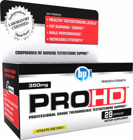 PRO-HD, 28 pcs, BPi Sports. Testosterone Booster. General Health Libido enhancing Anabolic properties Testosterone enhancement 