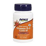 Now NOW Vitamin D-3 5,000 IU - 120 софт кап, , 120 