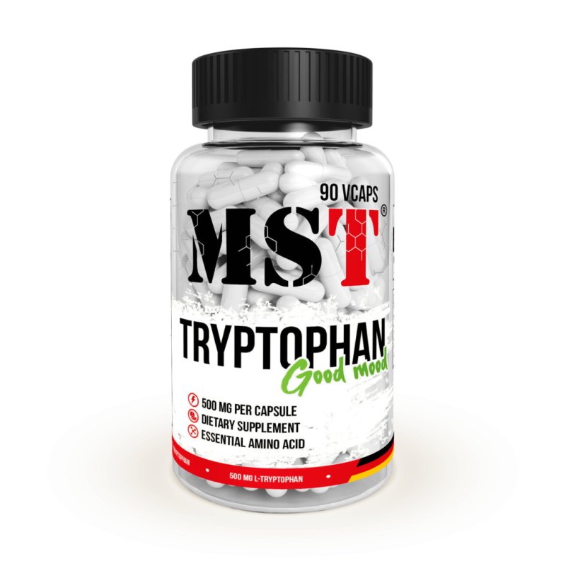 Аминокислота MST Tryptophan, 90 вегакапсул,  мл, MST Nutrition. Аминокислоты. 