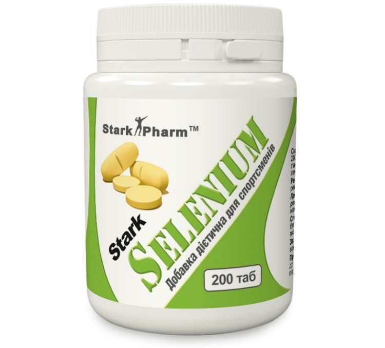 Селен Stark Pharm Selenium 250mg (200 таб) старк фарм,  мл, Stark Pharm. Селен. Поддержание здоровья Укрепление иммунитета Здоровье кожи Укрепление волос и ногтей 