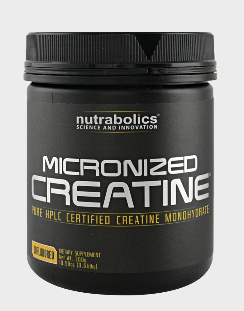 Micronized Creatine, 300 g, Nutrabolics. Creatine monohydrate. Mass Gain Energy & Endurance Strength enhancement 