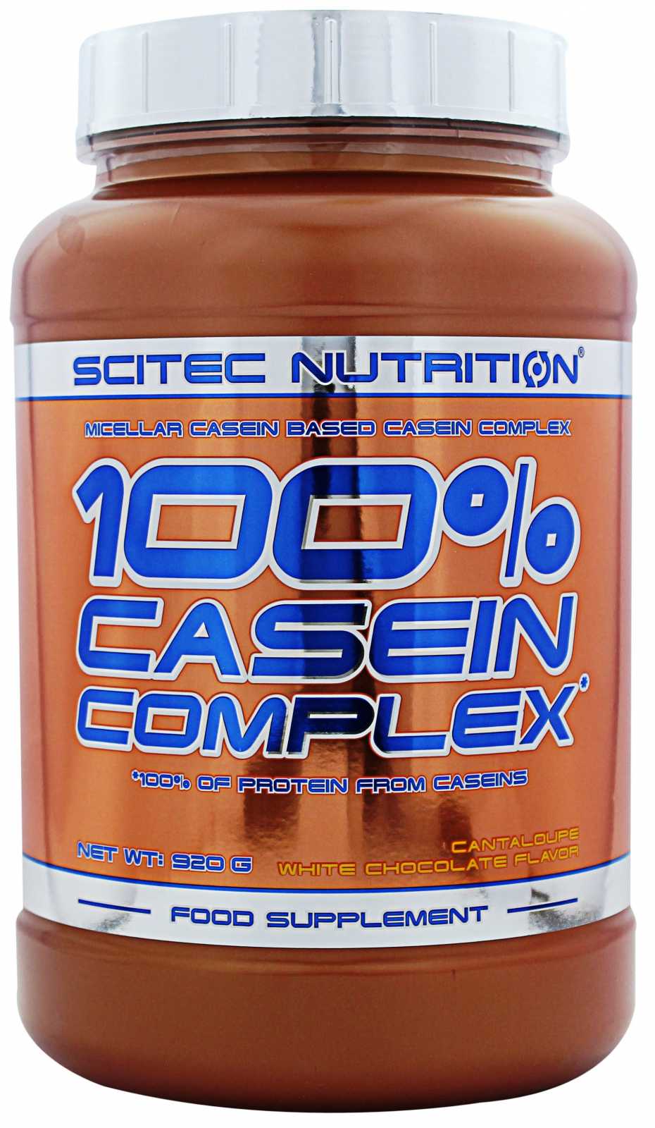 100% Casein Complex, 920 г, Scitec Nutrition. Казеин. Снижение веса 