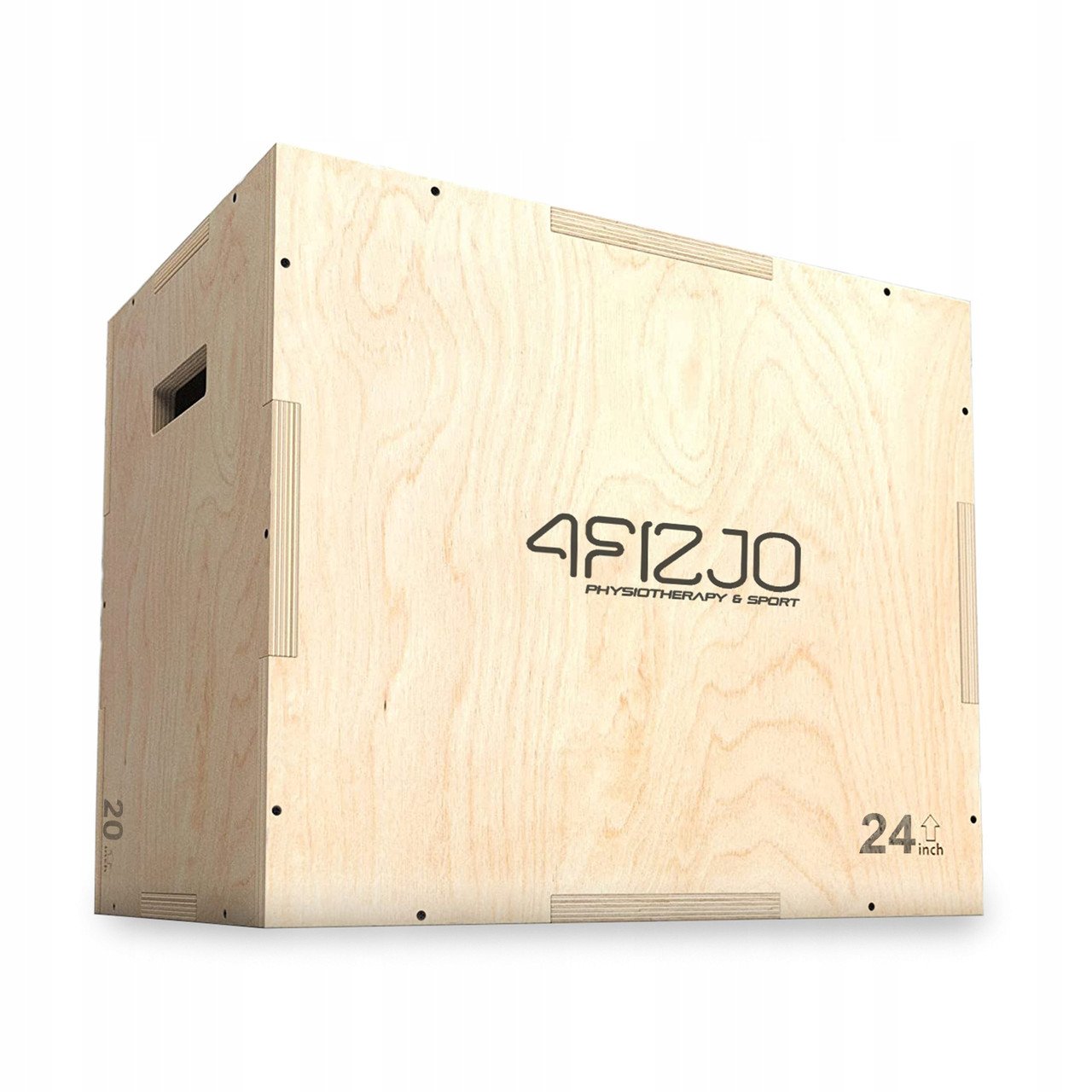 4FIZJO Бокс пліометричний 4FIZJO 3 в 1 75 x 60 x 50 см дерев'яний 4FJ0530, , 25 кг 