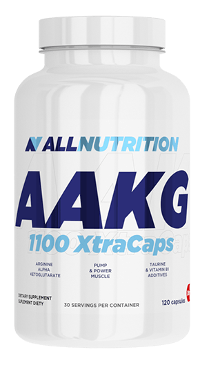 AAKG 1100 XtraCaps, 120 шт, AllNutrition. Аргинин. Восстановление Укрепление иммунитета Пампинг мышц Антиоксидантные свойства Снижение холестерина Донатор оксида азота 