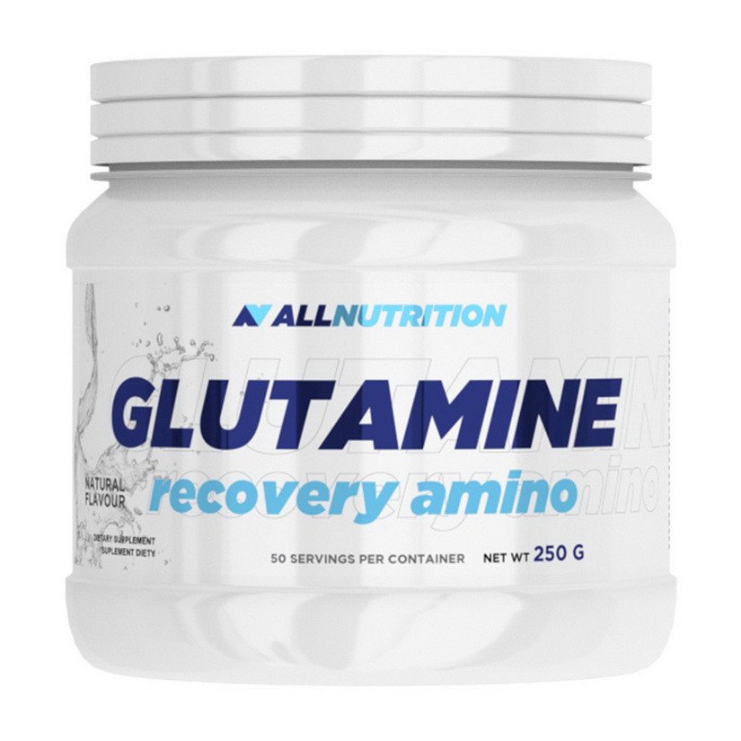 Глютамин All Nutrition Glutamine (250 г) алл нутришн буз вкуса,  мл, AllNutrition. Глютамин. Набор массы Восстановление Антикатаболические свойства 