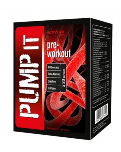 Pump It, 20 pcs, ActivLab. Pre Workout. Energy & Endurance 