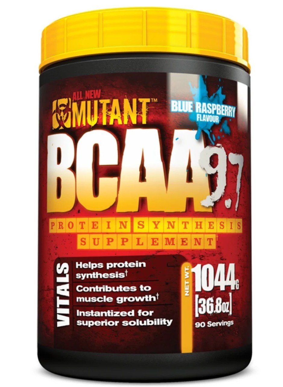 BCAA 9.7, 348 gr, Mutant. BCAA. Weight Loss recovery Anti-catabolic properties Lean muscle mass 