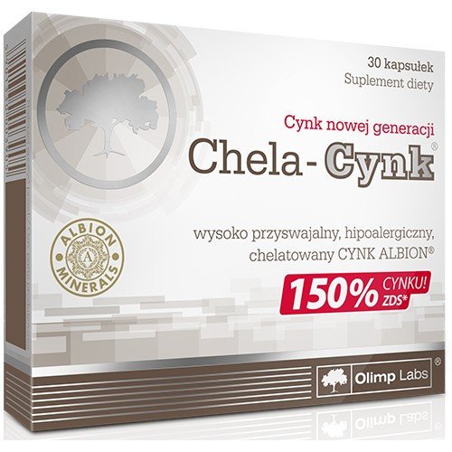 Цинк хелат OLIMP Chela-Cynk (30 капс) олимп,  мл, Olimp Labs. Цинк Zn, Цинк. Поддержание здоровья 