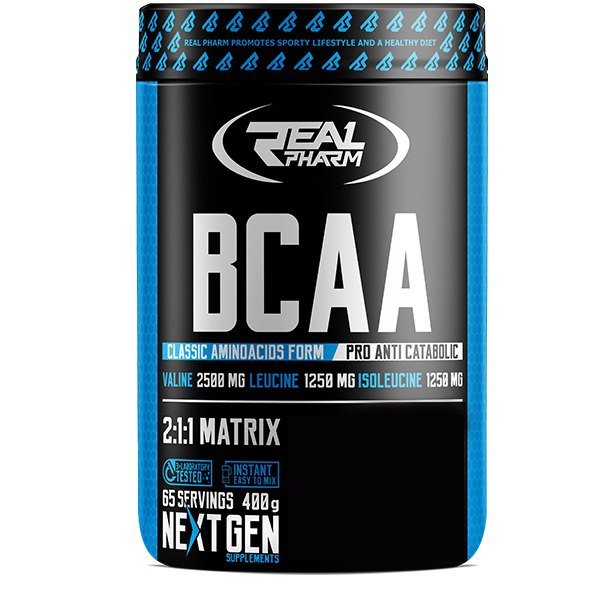 Аминокислота BCAA Real Pharm BCAA, 400 грамм Ананас,  ml, Real Pharm. BCAA. Weight Loss recuperación Anti-catabolic properties Lean muscle mass 