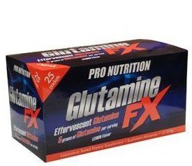 Glutamine Fx, 25 шт, Pro Nutrition. Глютамин. Набор массы Восстановление Антикатаболические свойства 