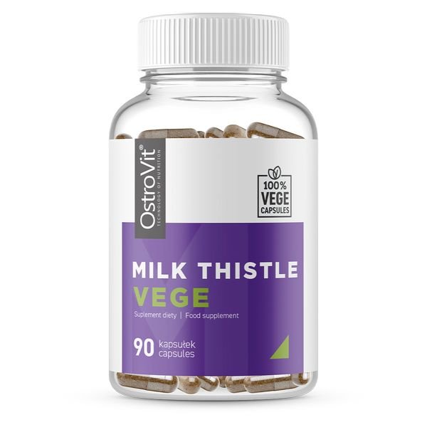 Натуральная добавка OstroVit Vege Milk Thistle, 90 вегакапсул,  мл, OstroVit. Hатуральные продукты. Поддержание здоровья 