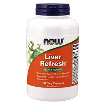 NOW Liver Refresh - 180 кап,  мл, Now. Спец препараты. 