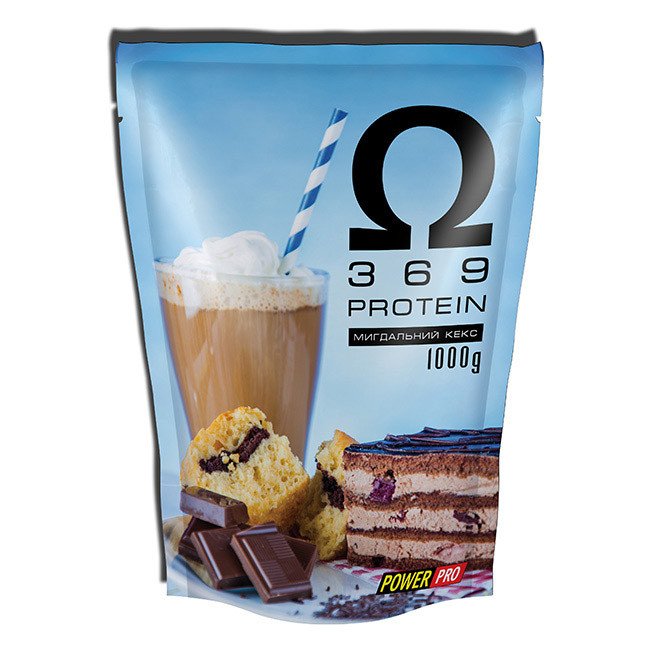 Power Pro Комплексный протеин Power Pro Protein Omega 3-6-9 1000 грамм Миндальный Кекс, , 