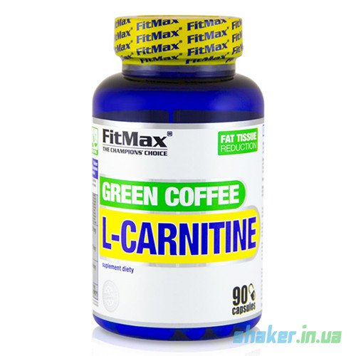 Л-карнитин FitMax Green Coffee L-Carnitine (60 капс) фитмакс,  мл, FitMax. L-карнитин. Снижение веса Поддержание здоровья Детоксикация Стрессоустойчивость Снижение холестерина Антиоксидантные свойства 