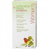 Ultra Mega Green Women's, 120 piezas, GNC. Complejos vitaminas y minerales. General Health Immunity enhancement 