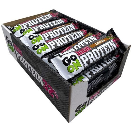 Батончик GoOn Protein Bar High 32%, 24*50 грамм Какао,  мл, Go On Nutrition. Батончик. 
