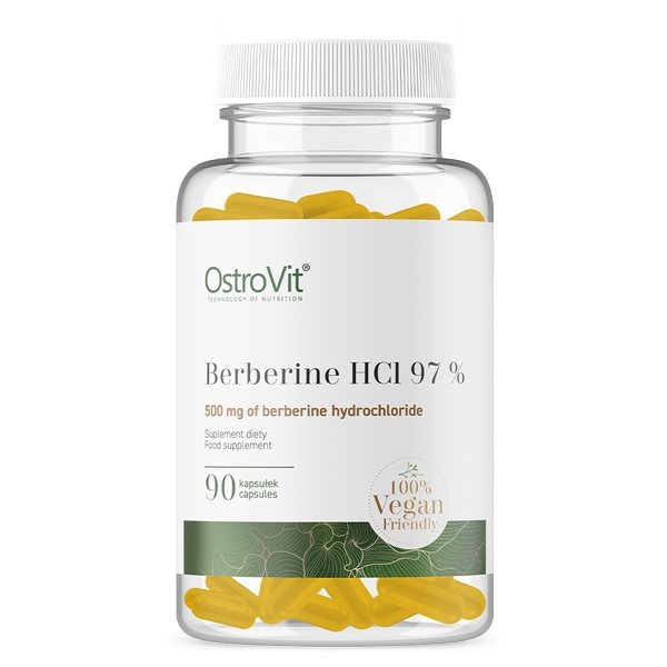Натуральная добавка OstroVit Vege Berberine HCL, 90 капсул,  мл, OstroVit. Hатуральные продукты. Поддержание здоровья 