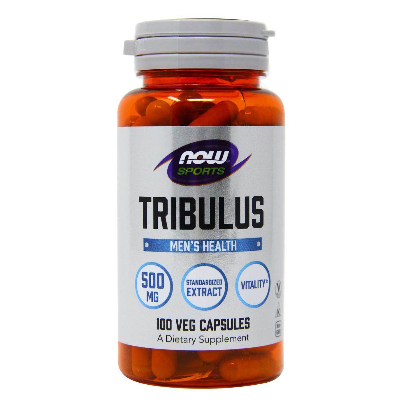 Стимулятор тестостерона NOW Sports Tribulus 500 mg, 100 капсул,  мл, Now. Трибулус. Поддержание здоровья Повышение либидо Повышение тестостерона Aнаболические свойства 